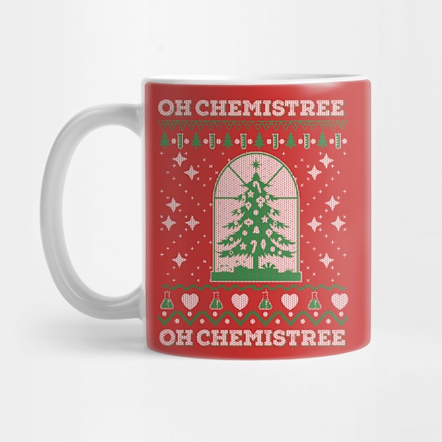 Chemistry Oh Chemistree Ugly Christmas Sweater by TShirtProf